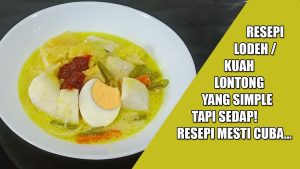 Lontong kuah lodeh